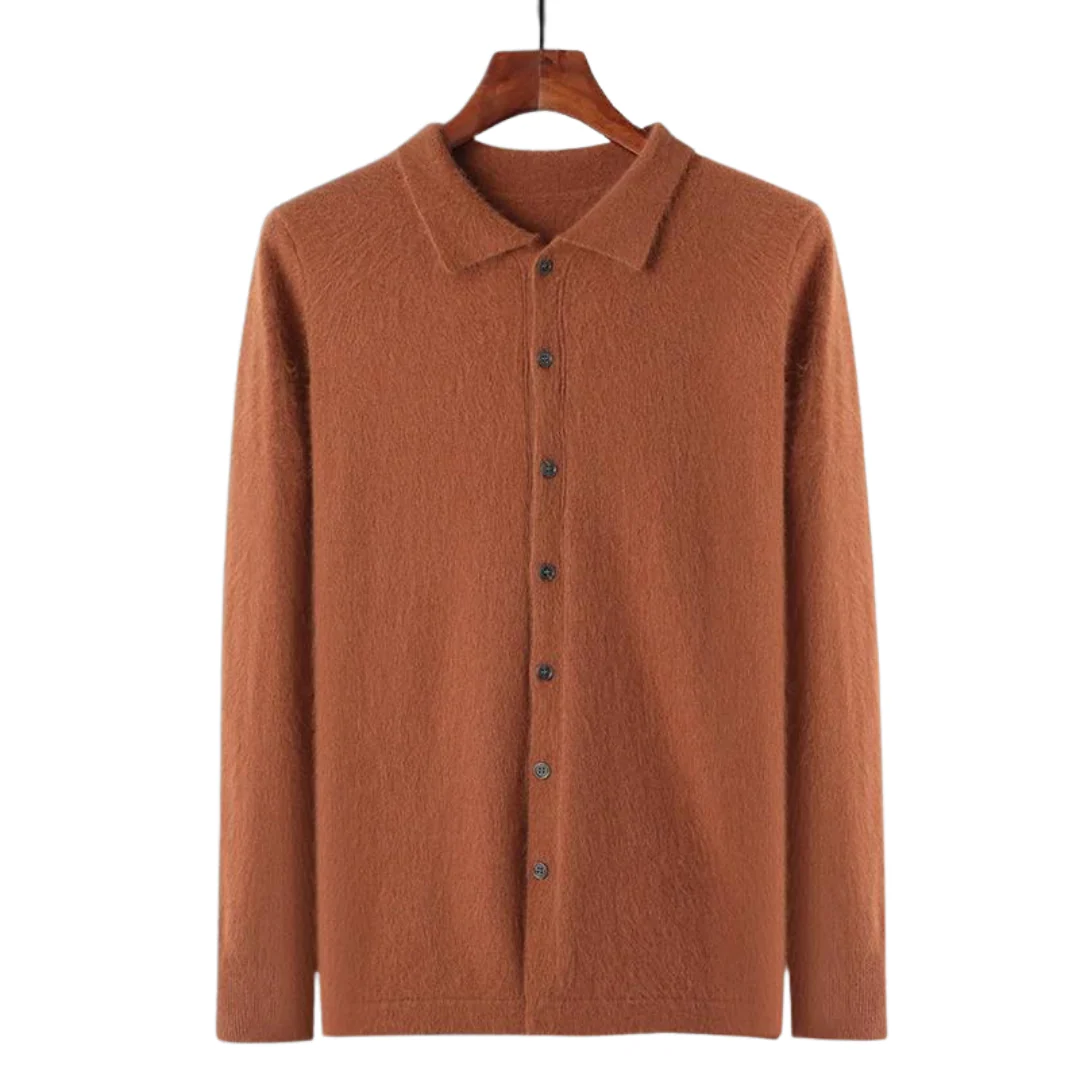 Button Polo Cardigan