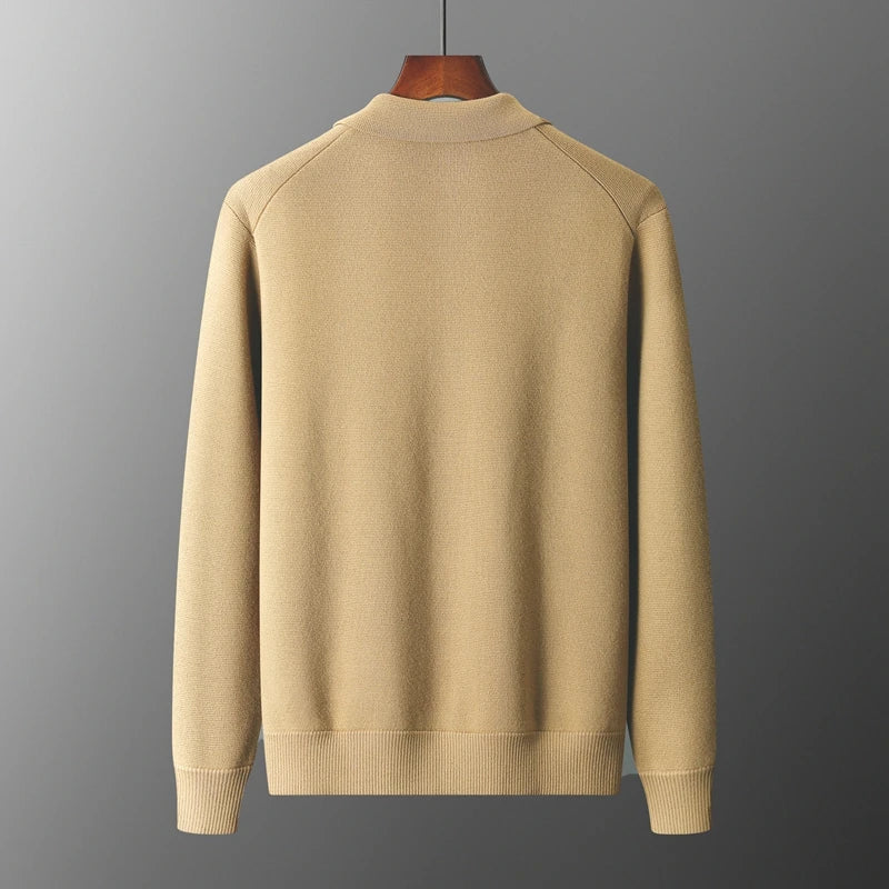 Men’s Button-Up Knit Jacket