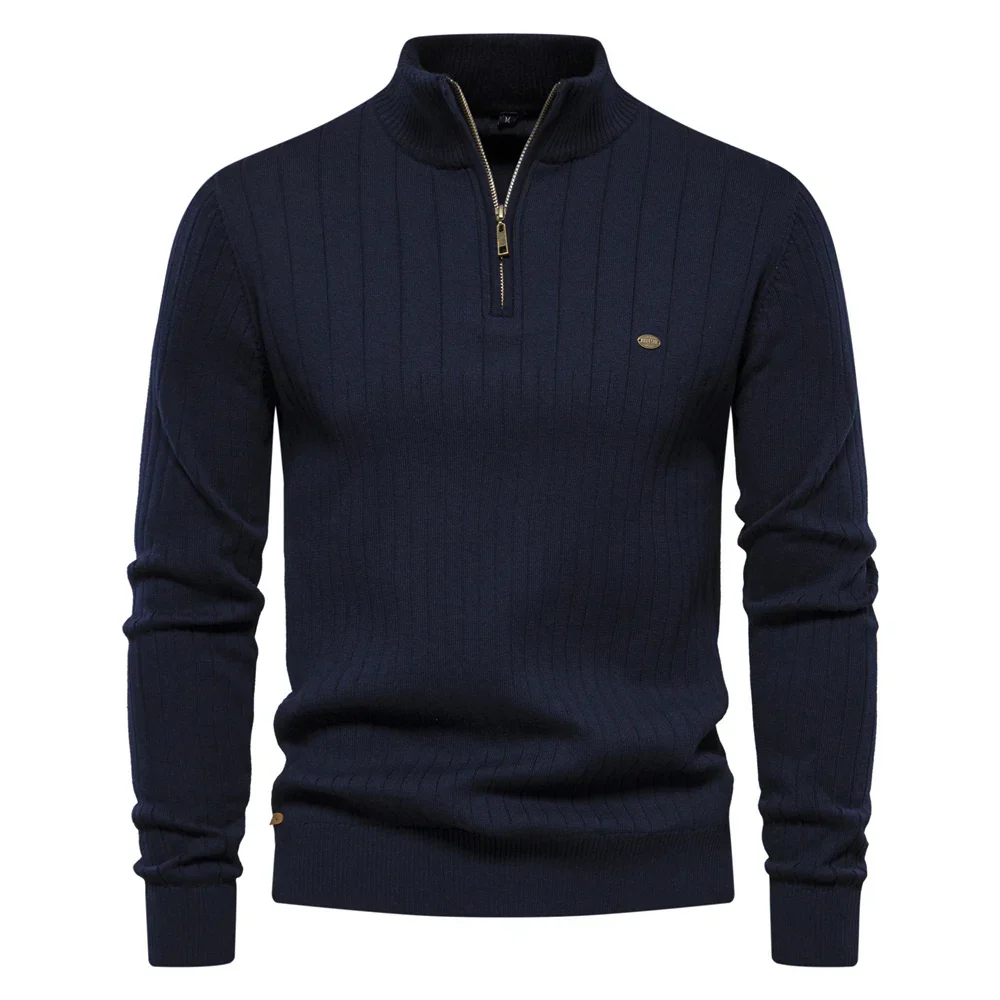 Men’s Quarter-Zip Pullover Sweater