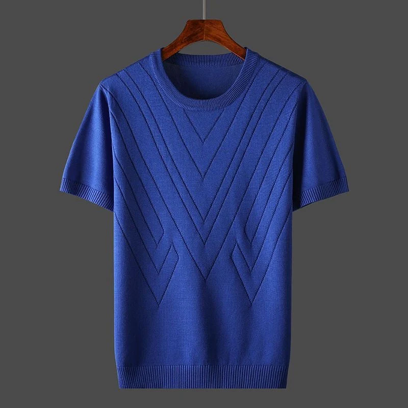 Men’s Short-Sleeve Knit Shirt