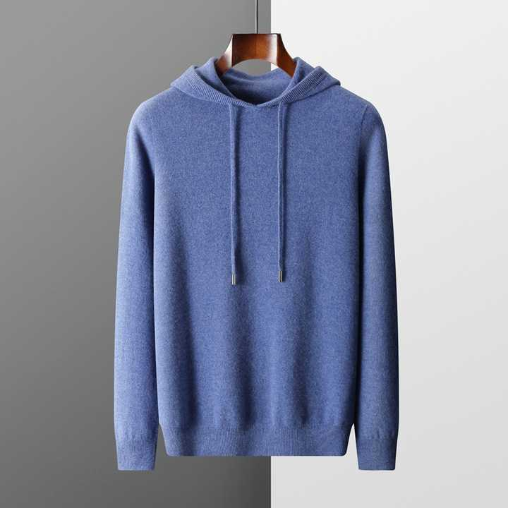 Men’s Knit Hooded Sweater