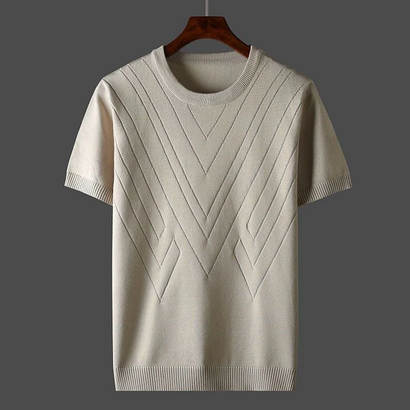 Men’s Short-Sleeve Knit Shirt