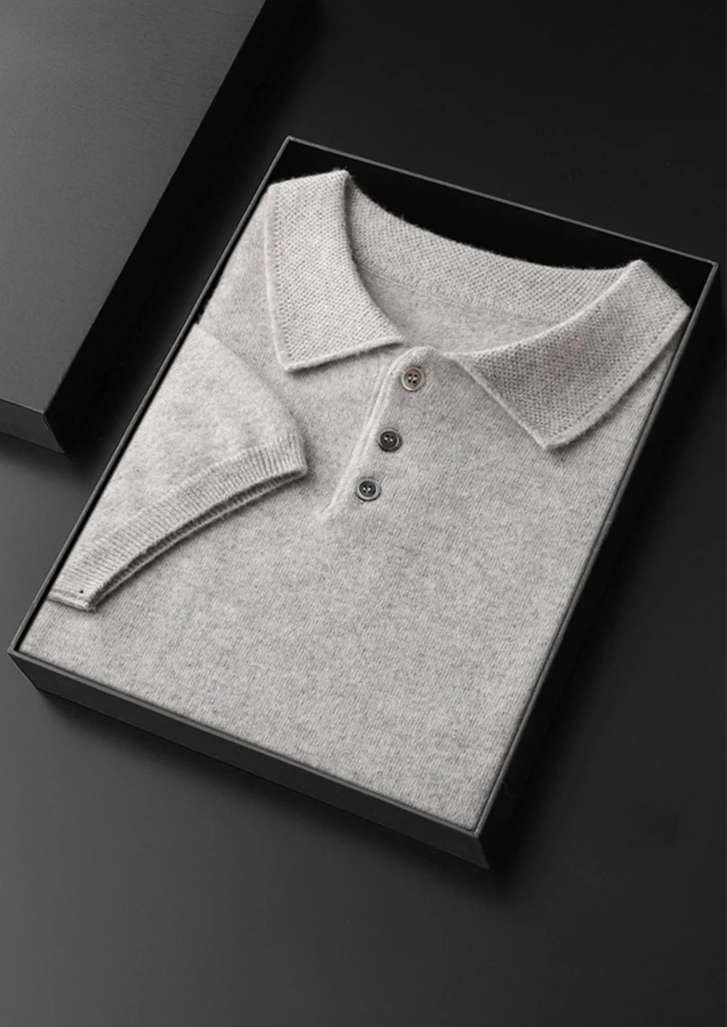 Classic Knit Polo Shirt