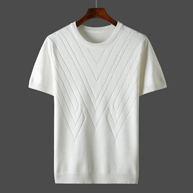 Men’s Short-Sleeve Knit Shirt