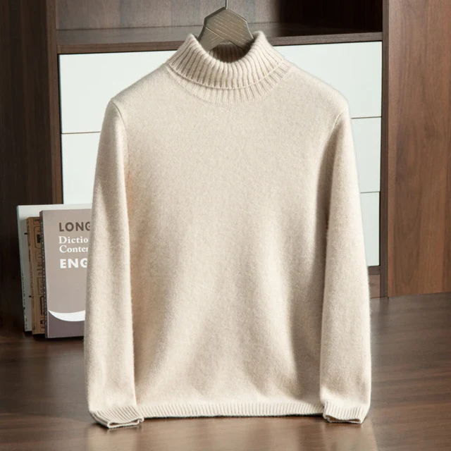 Men’s Ribbed Turtleneck Sweater