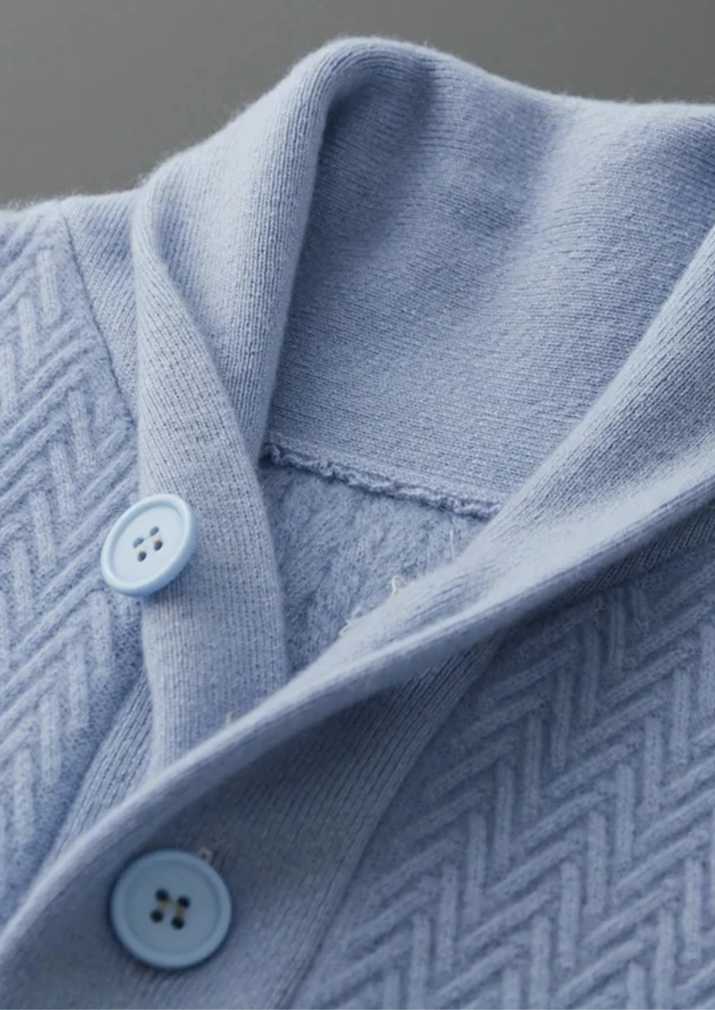 Men’s Zigzag Button Sweater