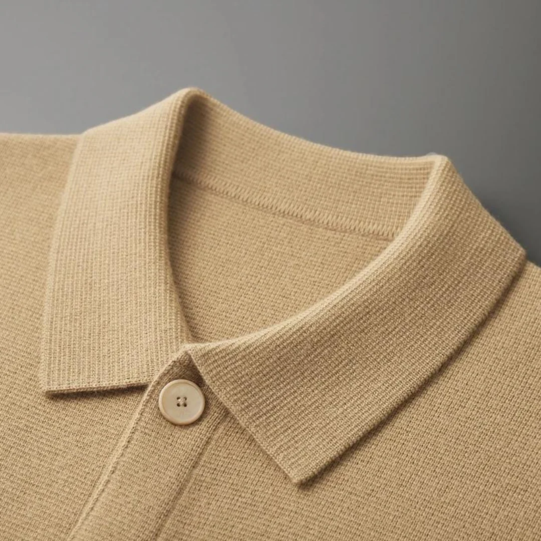 Men’s Button-Up Knit Jacket