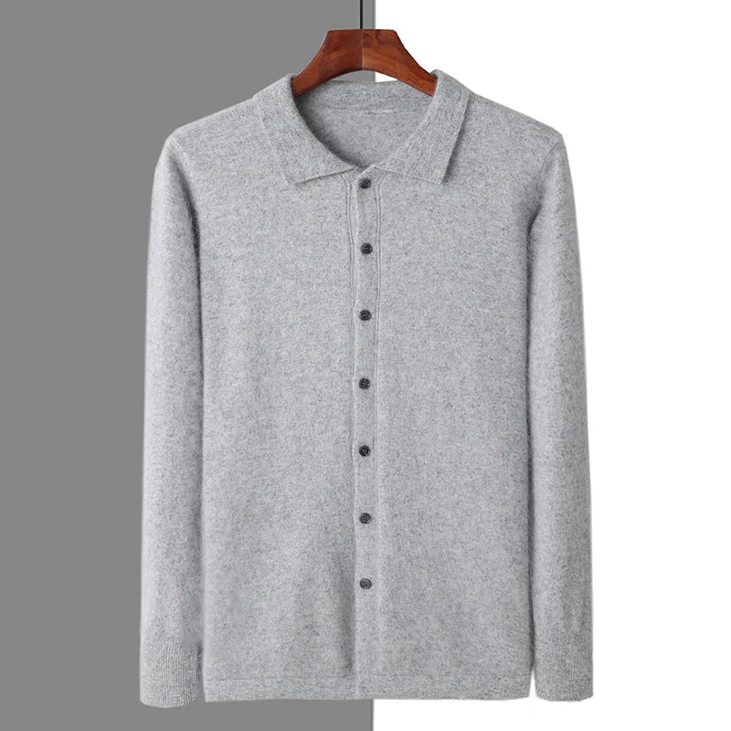 Button Polo Cardigan