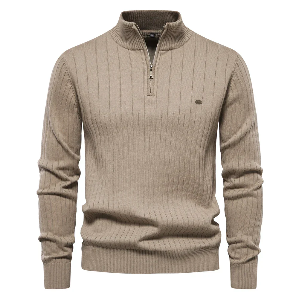 Men’s Quarter-Zip Pullover Sweater