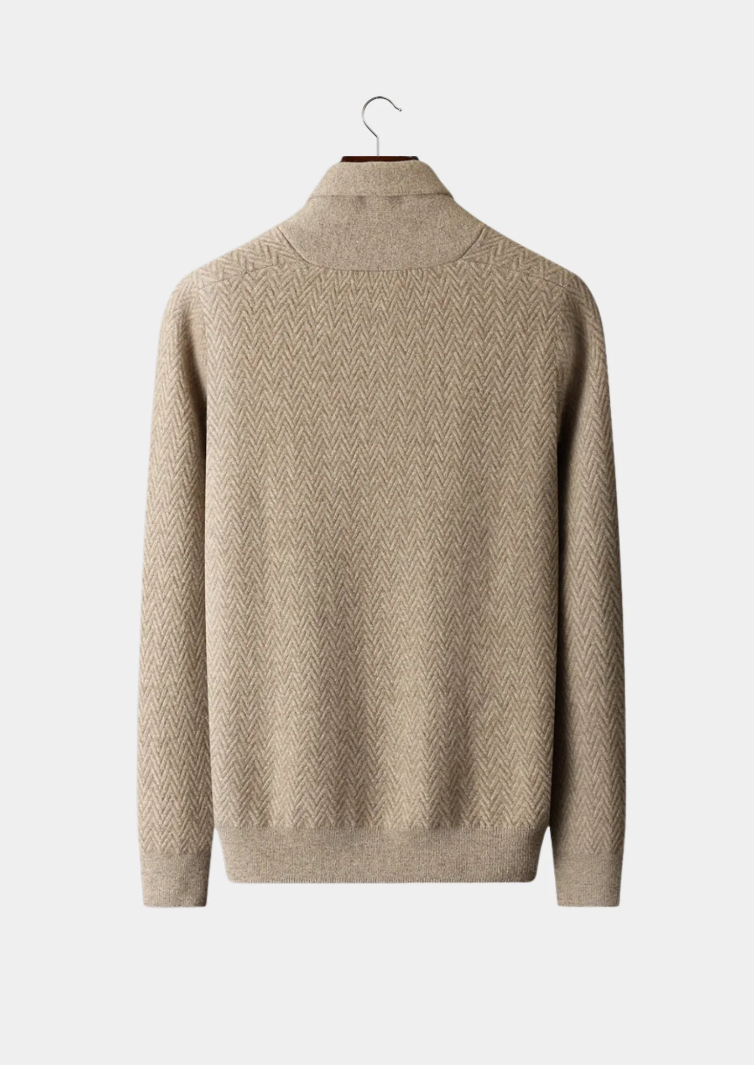 Men’s Zigzag Button Sweater