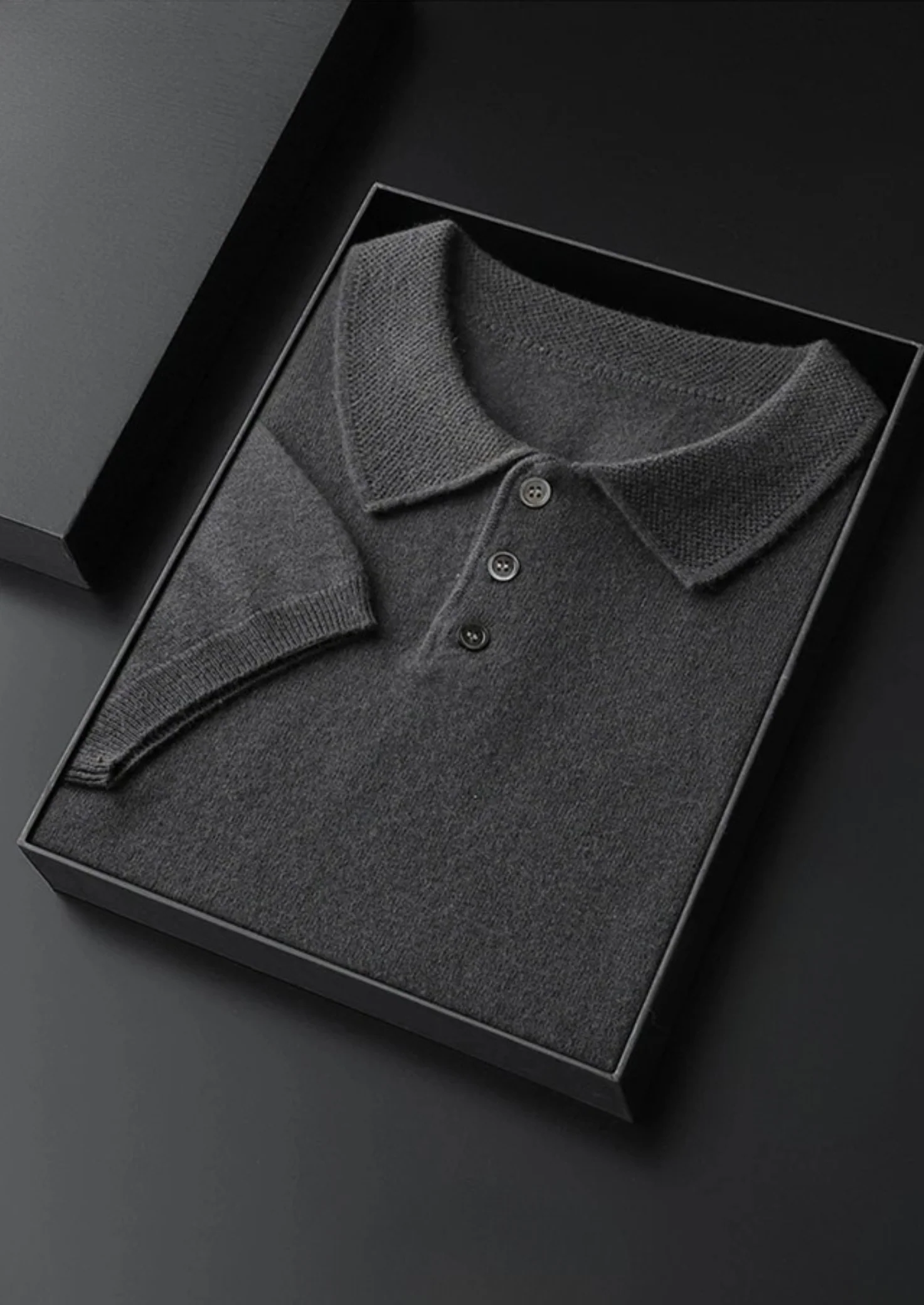 Classic Knit Polo Shirt