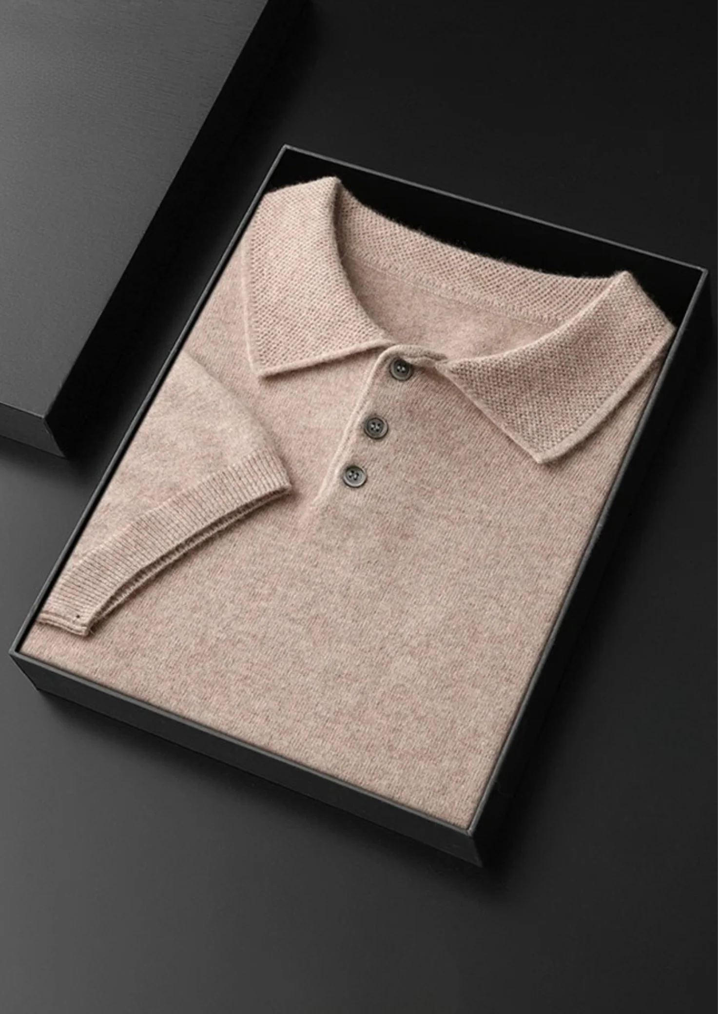 Classic Knit Polo Shirt
