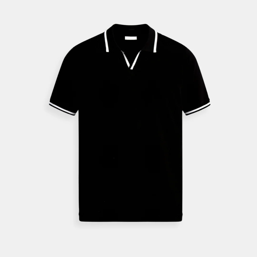 Men’s Contrast Trim Polo