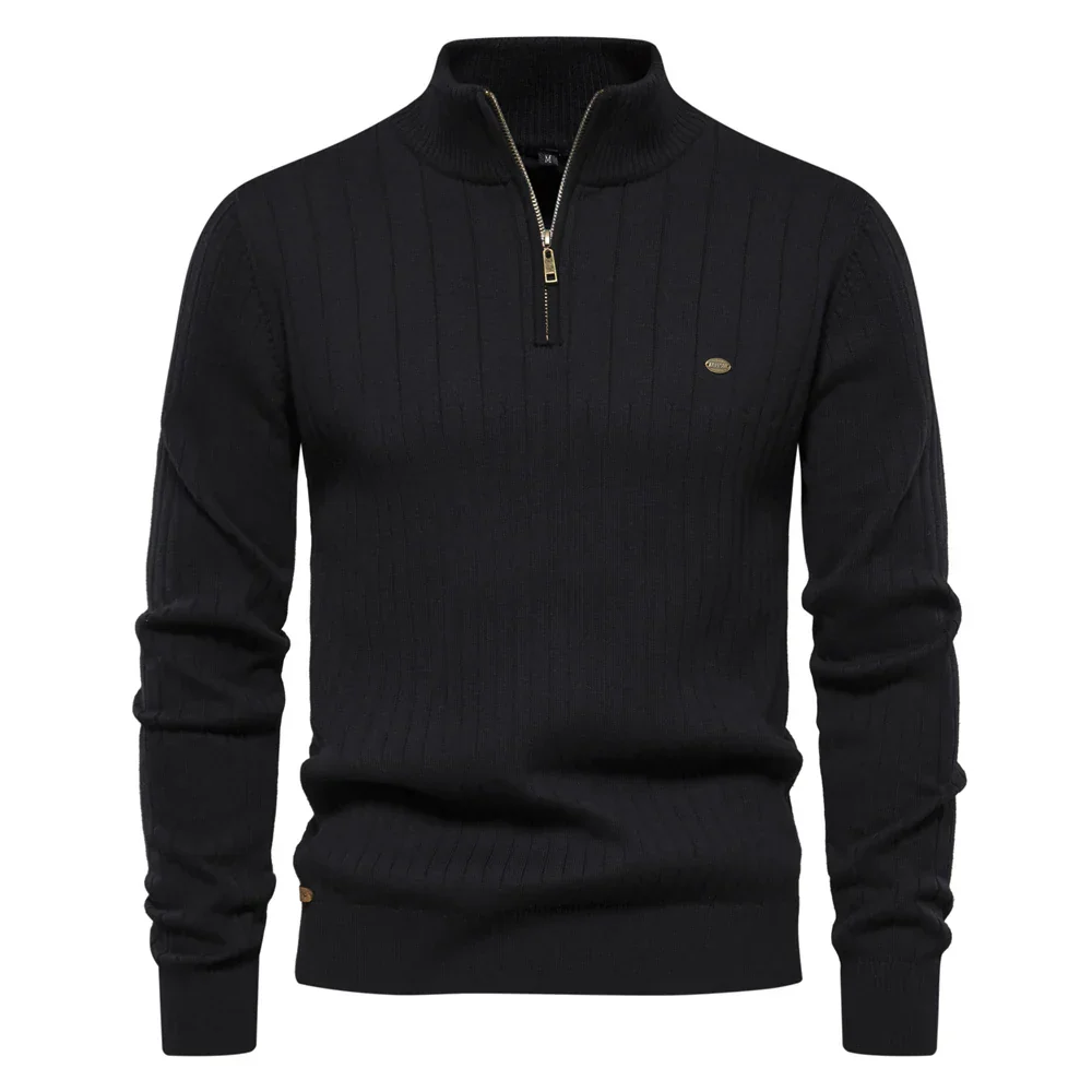 Men’s Quarter-Zip Pullover Sweater